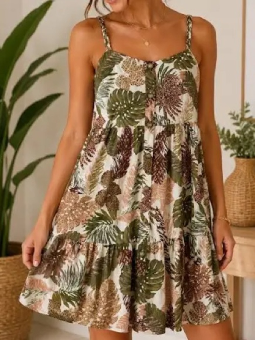 BeachLunchLounge women’s tiered sundress size XL NWT